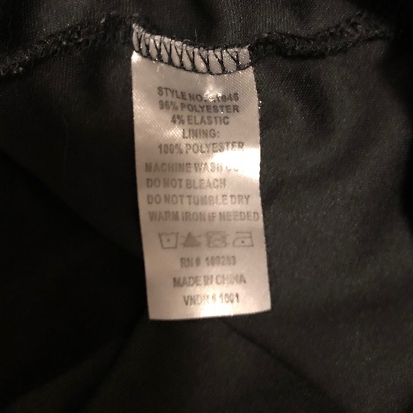 LBD semi sheer sleeveless black mini dress - Picture 9 of 9